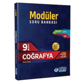 9.Sınıf Modüler Soru Bankası Coğrafya - Eğitim Vadisi Yayınları