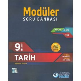 9.Sınıf Modüler Soru Bankası Tarih - Eğitim Vadisi Yayınları
