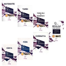 9.Sınıf Soru Bankası Seti 7 Kitap Karekök Yayınları