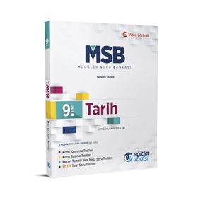 9. Sınıf Tarih Güncel Msb Modüler Soru Bankası Eğitim Vadisi Yayınları