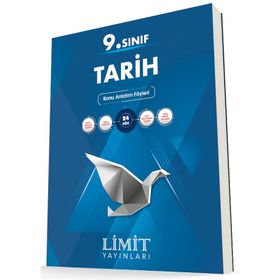 9. Sınıf Tarih Konu Anlatım Föyleri Limit Yayınları