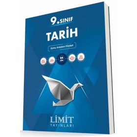 9. Sınıf Tarih Konu Anlatım Föyleri Limit Yayınları