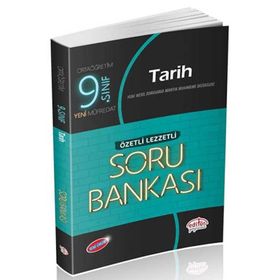 9. Sınıf Tarih Özetli Lezzetli Soru Bankası Editör yayınları