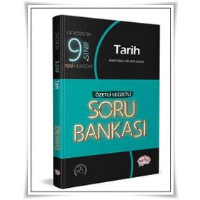 9. Sınıf Tarih Özetli Lezzetli Soru Bankası Editör yayınları