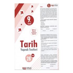 9. Sınıf Tarih Yaprak Testleri Nitelik Yayınevi