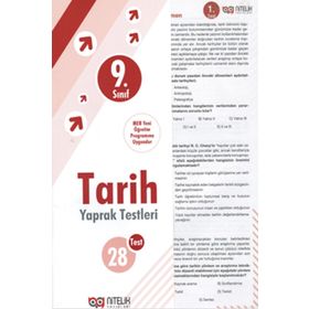 9. Sınıf Tarih Yaprak Testleri Nitelik Yayınevi