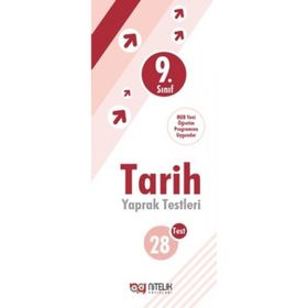 9. Sınıf Tarih Yaprak Testleri Nitelik Yayınevi