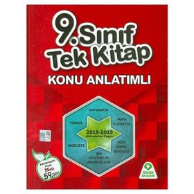 9. Sınıf Tek Kitap Konu Anlatımlı Örnek Akademi Yayınları