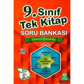 9. Sınıf Tek Kitap Tamamı Çözümlü Soru Bankası Örnek Akademi Yayınları