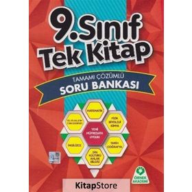 9. Sınıf Tek Kitap Tamamı Çözümlü Soru Bankası Örnek Akademi Yayınları