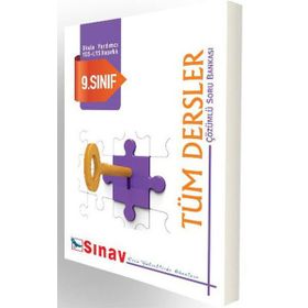 9. Sınıf Tüm Dersler Çözümlü Soru Bankası Sınav Dergisi Yayınları
