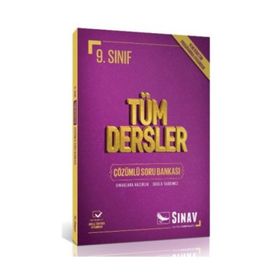 9. Sınıf Tüm Dersler Çözümlü Soru Bankası Sınav Dergisi Yayınları