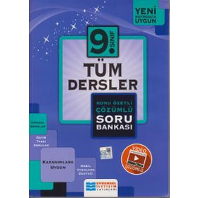9. Sınıf Tüm Dersler Konu Özetli Video Çözümlü Soru Bankası Evrensel İletişim Yayınları