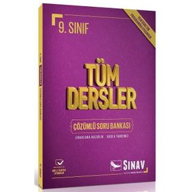9.Sınıf Tüm Dersler Soru Bankası - Sınav Yayınları