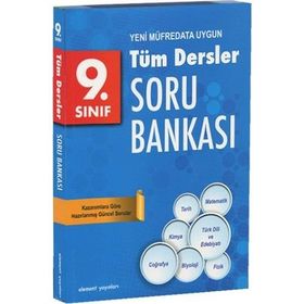 9. Sınıf Tüm Dersler Yaprak Test Soru Bankası Element Yayınları