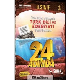 9. Sınıf Türk Dili ve Edebiyatı 24 Adımda Özel Konu Anlatımlı Soru Bankası Sınav Yayınları