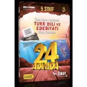 9. Sınıf Türk Dili ve Edebiyatı 24 Adımda Özel Konu Anlatımlı Soru Bankası Sınav Yayınları
