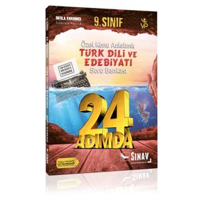 9. Sınıf Türk Dili ve Edebiyatı 24 Adımda Özel Konu Anlatımlı Soru Bankası Sınav Yayınları