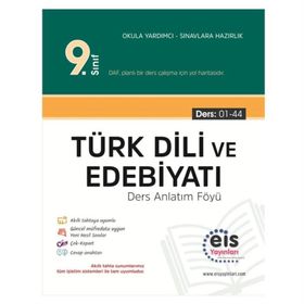 9. Sınıf Türk Dili ve Edebiyatı Daf Ders Anlatım Föyleri 1- 44 Eis Yayınları