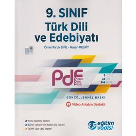 9. Sınıf Türk Dili ve Edebiyatı Güncel Pdf Planlı Ders Föyü-Eğitim Vadisi Yayınları