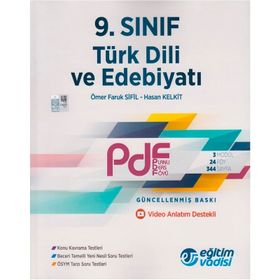 9. Sınıf Türk Dili ve Edebiyatı Güncel Pdf Planlı Ders Föyü-Eğitim Vadisi Yayınları