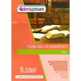 9. Sınıf Türk Dili ve Edebiyatı Konu Anlatım Modülleri - Ders Uzmanı Yayınları