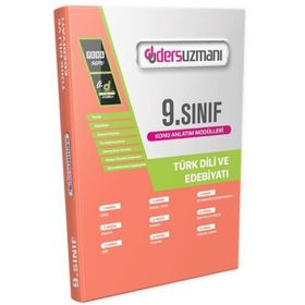 9. Sınıf Türk Dili ve Edebiyatı Konu Anlatım Modülleri - Ders Uzmanı Yayınları