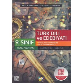 9.Sınıf Türk Dili ve Edebiyatı Konu Anlatımlı Fdd Yayınları