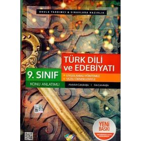 9.Sınıf Türk Dili ve Edebiyatı Konu Anlatımlı Fdd Yayınları