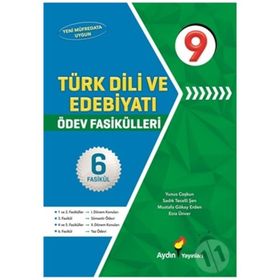 9.sınıf Türk Dili Ve Edebiyatı Ödev Fasikülleri Aydın Yayınları