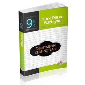 9. Sınıf Türk Dili ve Edebiyatı Öğretmenin Ders Notları Editör Yayınları