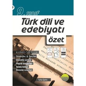 9. Sınıf Türk Dili ve Edebiyatı Özet-Pano Yayınları