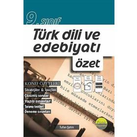 9. Sınıf Türk Dili ve Edebiyatı Özet-Pano Yayınları