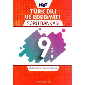 9. Sınıf Türk Dili ve Edebiyatı Soru Bankası BiNot Yayınları