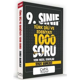 9. Sınıf Türk Dili ve Edebiyatı Soru Bankası-Çapa Yayınları