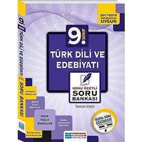 9. Sınıf Türk Dili ve Edebiyatı Soru Bankası / Tayfun Uslu / Evrensel İletişim Yayınları