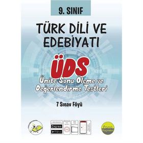 9. Sınıf Türk Dili ve Edebiyatı Ünite Değerlendirme Sınavı-Pano Yayınları