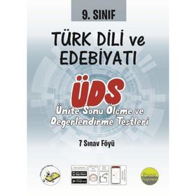 9. Sınıf Türk Dili ve Edebiyatı Ünite Değerlendirme Sınavı-Pano Yayınları