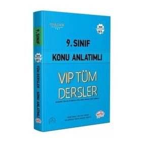 9. Sınıf VIP Tüm Dersler Konu Anlatımlı Mavi Kitap