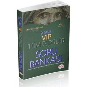 9. Sınıf VIP Tüm Dersler Soru Bankası Editör Yayınları