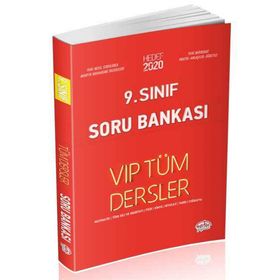 9. Sınıf VIP Tüm Dersler Soru Bankası Editör Yayınları