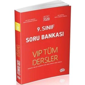 9. Sınıf VIP Tüm Dersler Soru Bankası Editör Yayınları