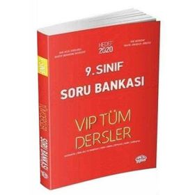 9. Sınıf VIP Tüm Dersler Soru Bankası Kırmızı Editör Yayınları