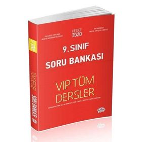 9. Sınıf VIP Tüm Dersler Soru Bankası Kırmızı Editör Yayınları