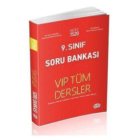 9. Sınıf VIP Tüm Dersler Soru Bankası Kırmızı Editör Yayınları