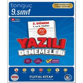 9. Sınıf Yazılı Denemeleri 2. Dönem 1 ve 2. Yazılı - Tonguç Akademi