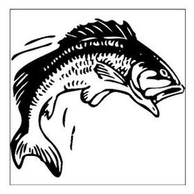 90 cm Balık Folyo Sticker