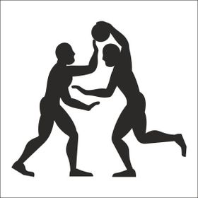 90 cm Basketbolcu Folyo Sticker