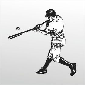 90 cm Beyzbol Folyo Sticker