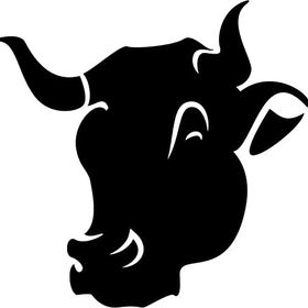 90 cm Boğa Başı Folyo Sticker